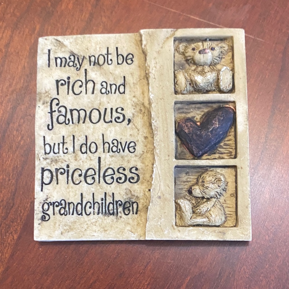 Priceless grandchildren magnet. NWT